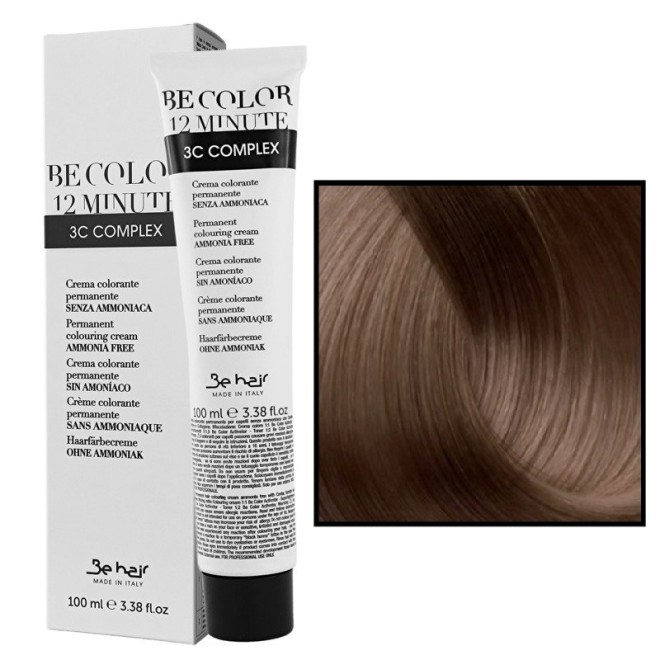BE HAIR Be Color Farba do włosów bez amoniaku - 5.0 JASNY KASZTAN