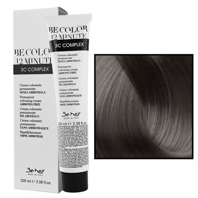 BE HAIR Be Color Farba do włosów bez amoniaku - 5.1 JASNY POPIELATY KASZTAN