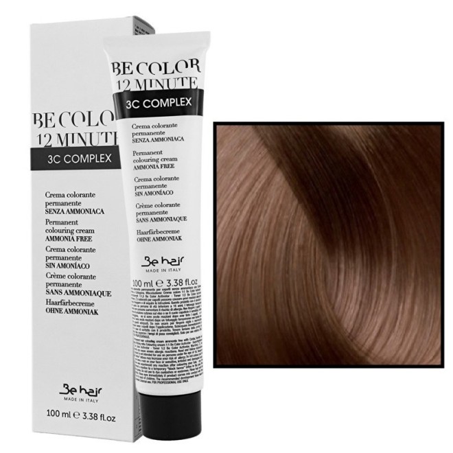 BE HAIR Be Color Farba do włosów bez amoniaku - 5.3 ZŁOTY JASNY KASZTAN