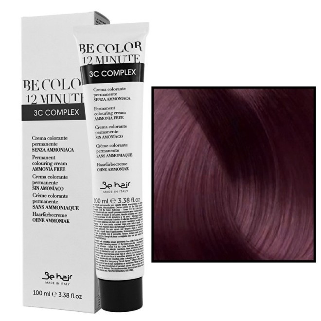 BE HAIR Be Color Farba do włosów bez amoniaku - 5.5 JASNY MAHONIOWY KASZTAN