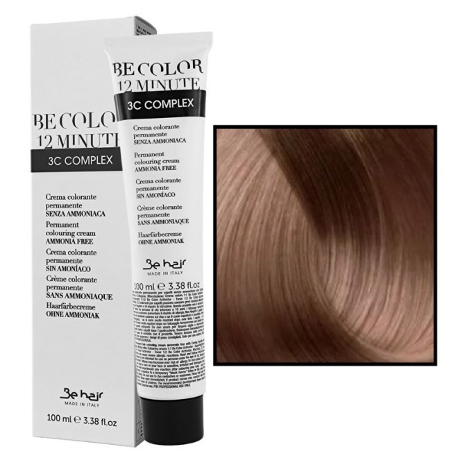 BE HAIR Be Color Farba do włosów bez amoniaku - 7.2 ZŁOTY BLOND