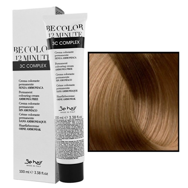 BE HAIR Be Color Farba do włosów bez amoniaku - 8.3 JASNY ZŁOTY BLOND