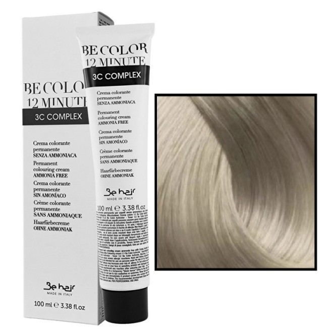 BE HAIR Be Color Farba do włosów bez amoniaku - 8.8 JASNY BEŻOWY BLOND