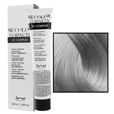 BE HAIR Be Color Farba do włosów bez amoniaku - 9.1 BARDZO JASNY BLOND POPIELATY