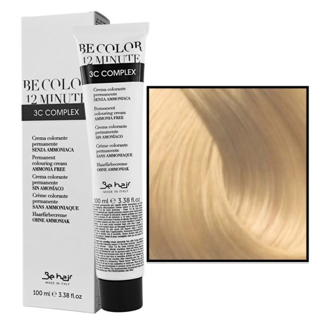 BE HAIR Be Color Farba do włosów bez amoniaku - 11.0 SUPER BLOND PLATYNOWY