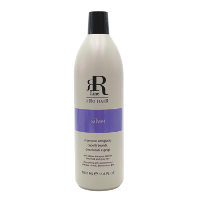 RR LINE Silver Szampon Anti Yellow do włosów blond - 1000ml