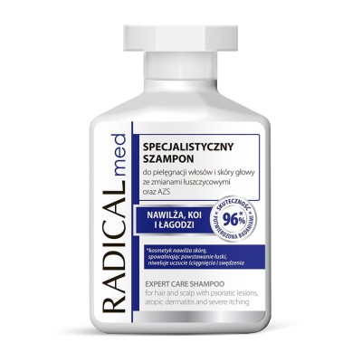RADICAL MED Szampon do pielęgnacji skóry głowy ze zmianami łuszczycowymi i AZS - 300ml