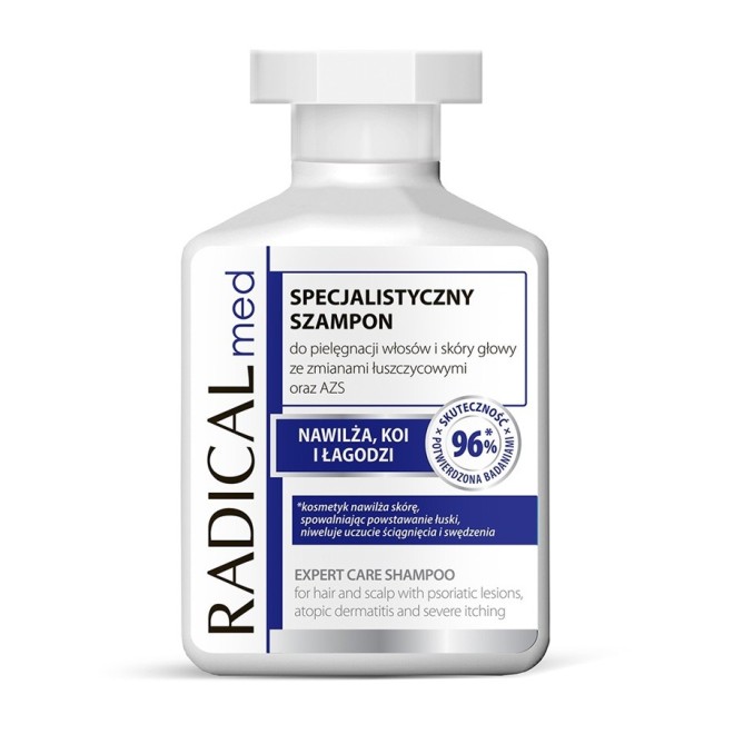 RADICAL MED Szampon do pielęgnacji skóry głowy ze zmianami łuszczycowymi i AZS - 300ml