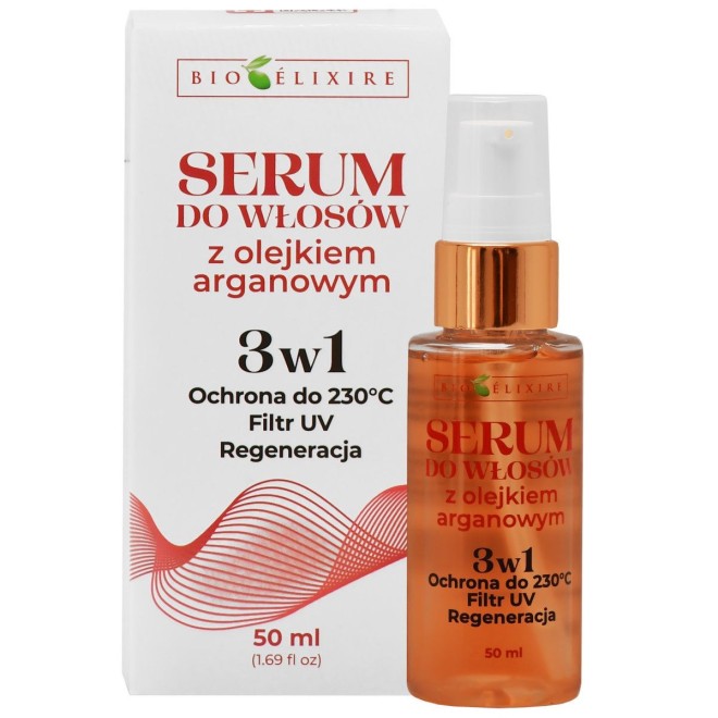 BIOELIXIRE Serum silikonowe Argan + Filtr UV 50 ml