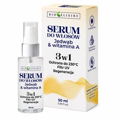 BIOELIXIRE Serum silikonowe Jedwab + Witamina A + Filtr UV 50ml