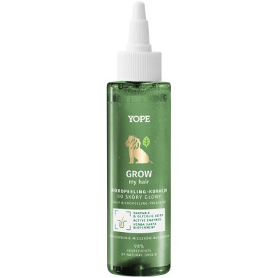 YOPE Grow my hair Mikropeeling - kuracja do skóry włosy - 115ml