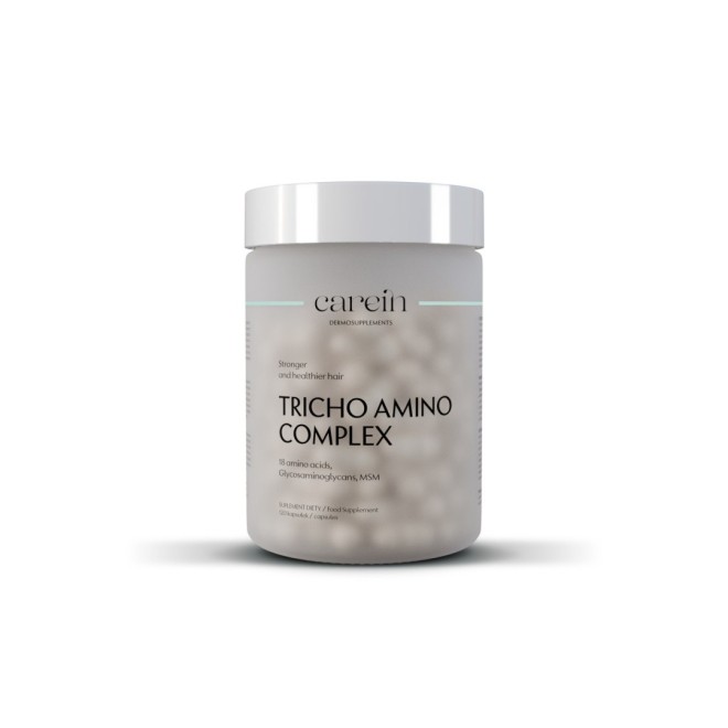 CAREIN Tricho Amino Complex Trychologiczny suplement wzmacniający cienkie i łamliwe włosy - 120 kapsułek