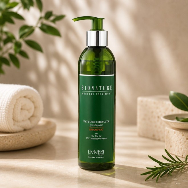 BIONATURE Szampon na porost włosów faktor wzrostu - 250ml