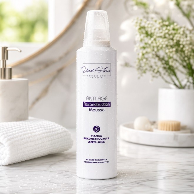 UND HAIR Rekonstruująca pianka AntiAge - 250ml