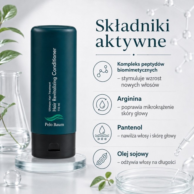 PELO BAUM Rewitalizująca odżywka wzmacniająca włosy - 110ml