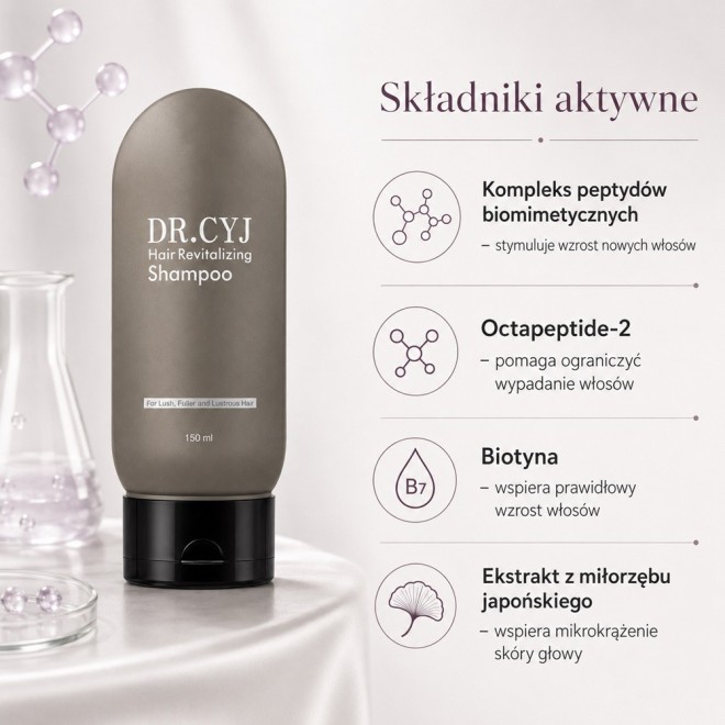 DR CYJ Hair Revitalizing Szampon wzmacniający włosy - 150 ml