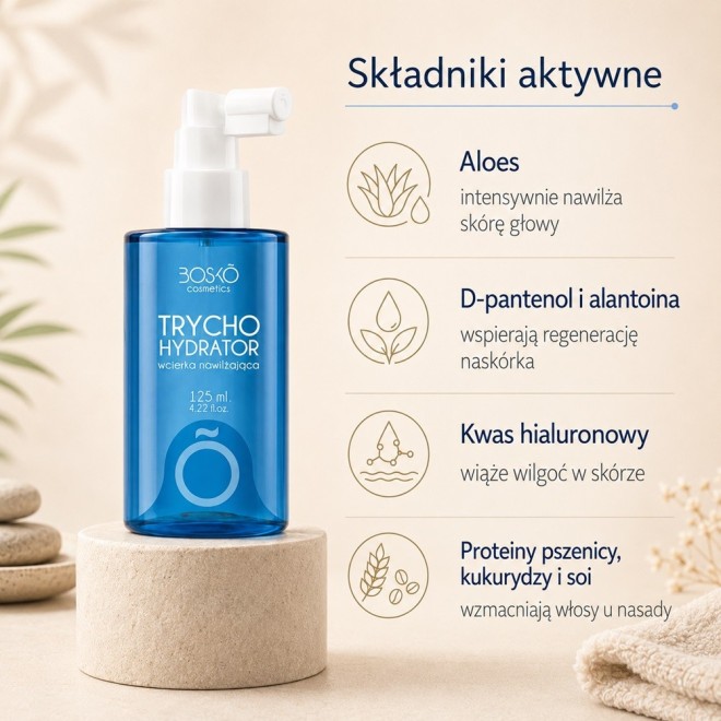 BOSKO Cosmetics Trychohydrator Wcierka nawilżająca - 125 ml