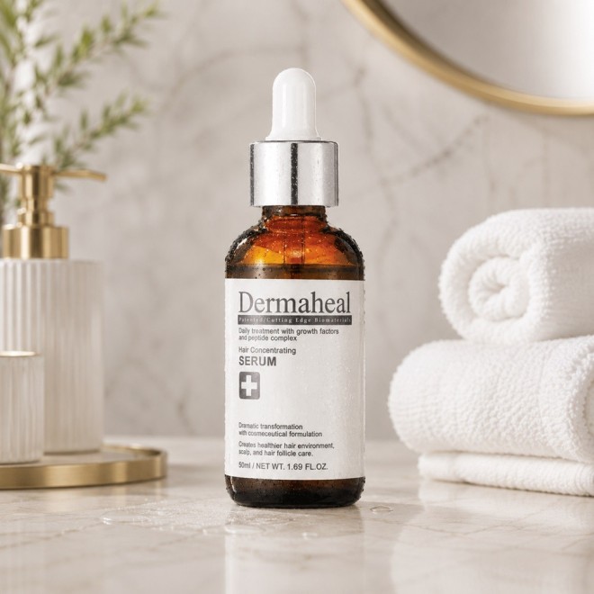 DERMAHEAL Serum powstrzymujące nadmierne wypadanie włosów oraz pobudzające wzrost włosów - 50ml