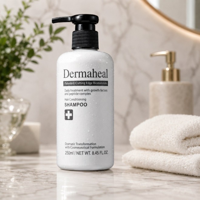 DERMAHEAL Szampon wzmacniający oraz nadający objętości - 250ml