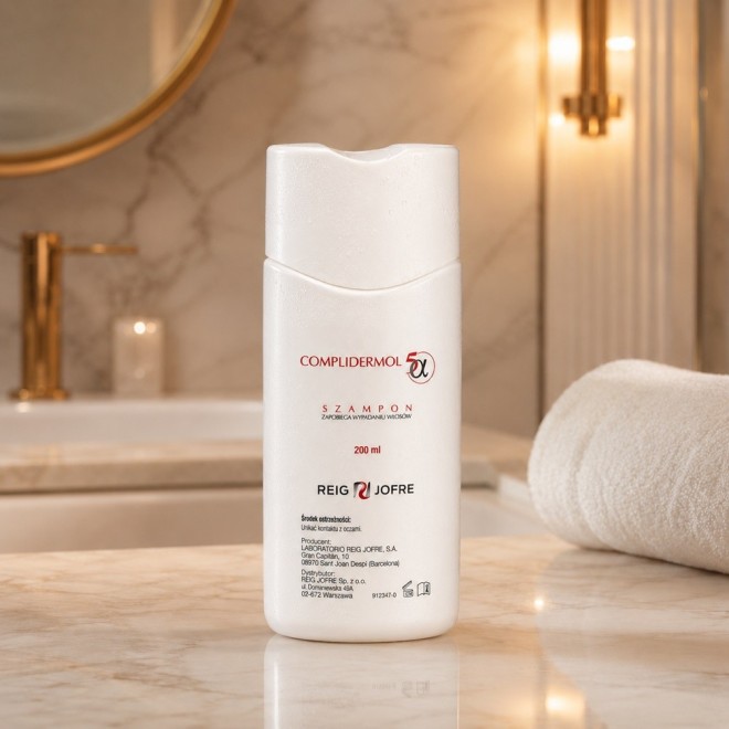 COMPLIDERMOL 5-ALFA Szampon przeciw łysieniu androgenowemu - 200ml