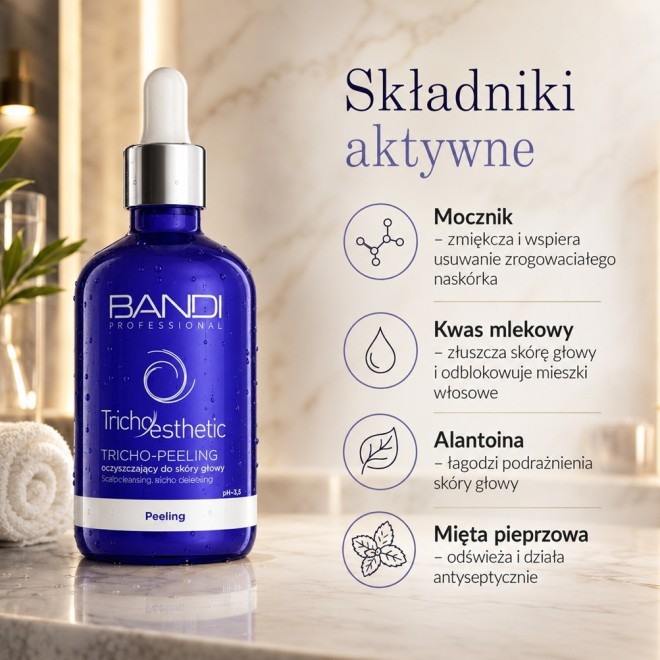 Peeling trychologiczny do skóry głowy Bandi Tricho ❤️