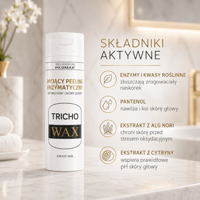 PILOMAX Tricho Enzymatyczny peeling do skóry głowy - 150ml