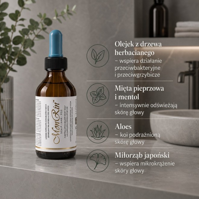 MONRIN Lotion oczyszczający skórę głowy - 100ml