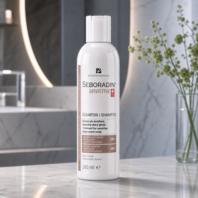SEBORADIN Sensitive Szampon do wrażliwej, atopowej skóry głowy - 200ml