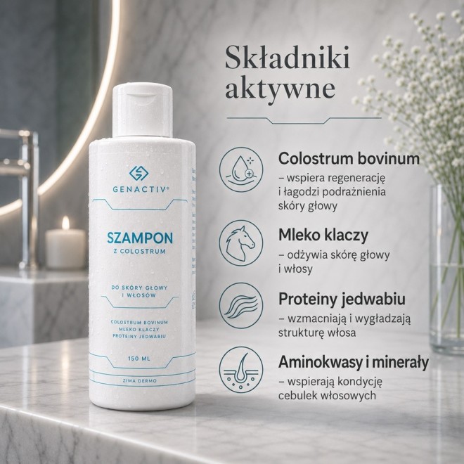 Szampon przeciw wypadaniu włosów Colosregen Trichocare Genactiv❤️