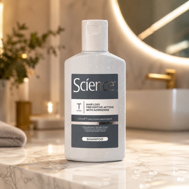 SCIENCE Szampon z adenozyną przeciw wypadaniu włosów - 200 ml