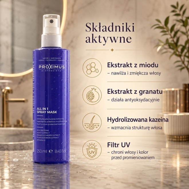 PROXIMUS All In One Maska w sprayu bez spłukiwania - 250ml