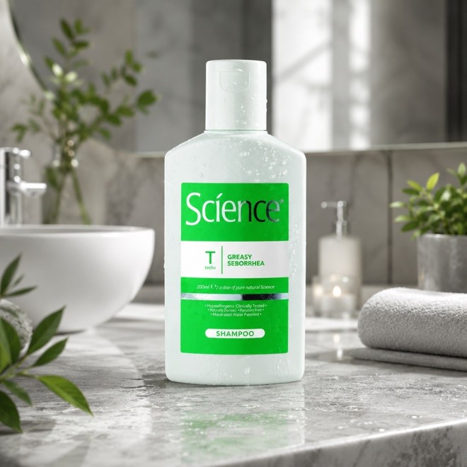 SCIENCE Szampon przeciw łojotokowi tłustemu - 200ml
