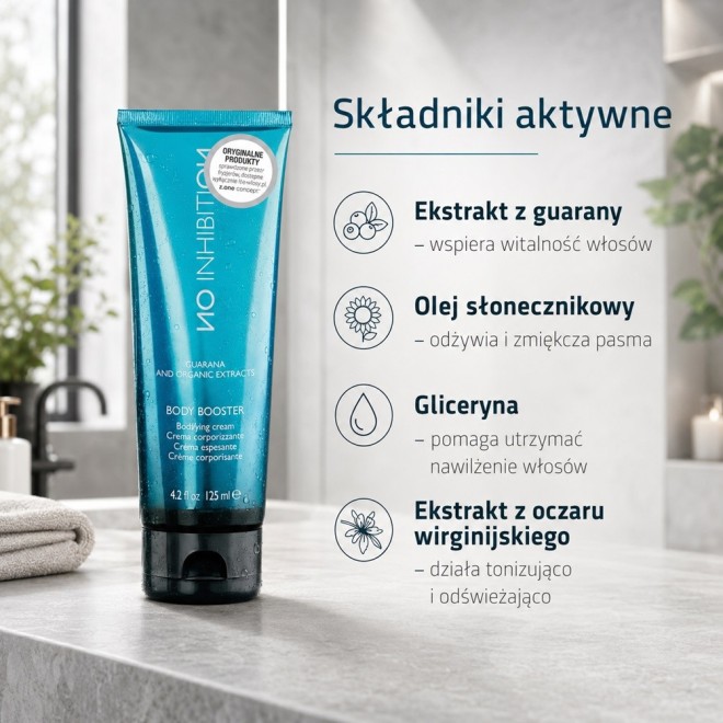 NO INHIBITION Body Booster Krem nadający włosom objętości - 125ml