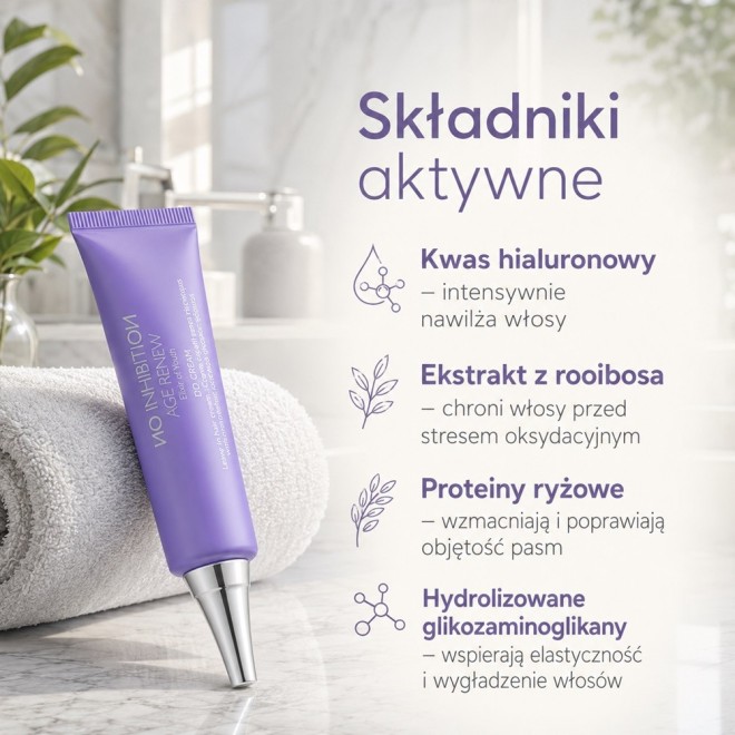 NO INHIBITION Ade Renew Krem rewitalizujący do włosów zniszczonych - 30ml