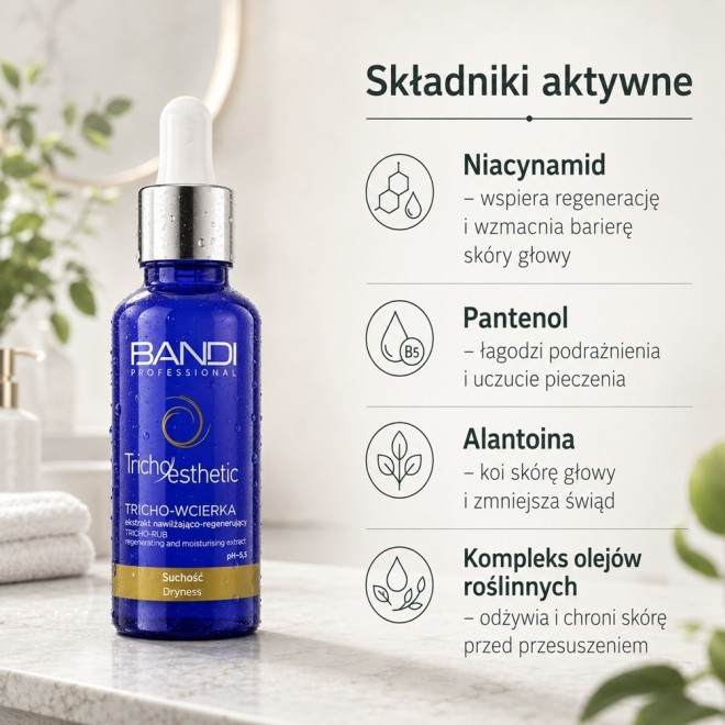 Tricho-ekstrakt nawilżająco-regenerujący Bandi