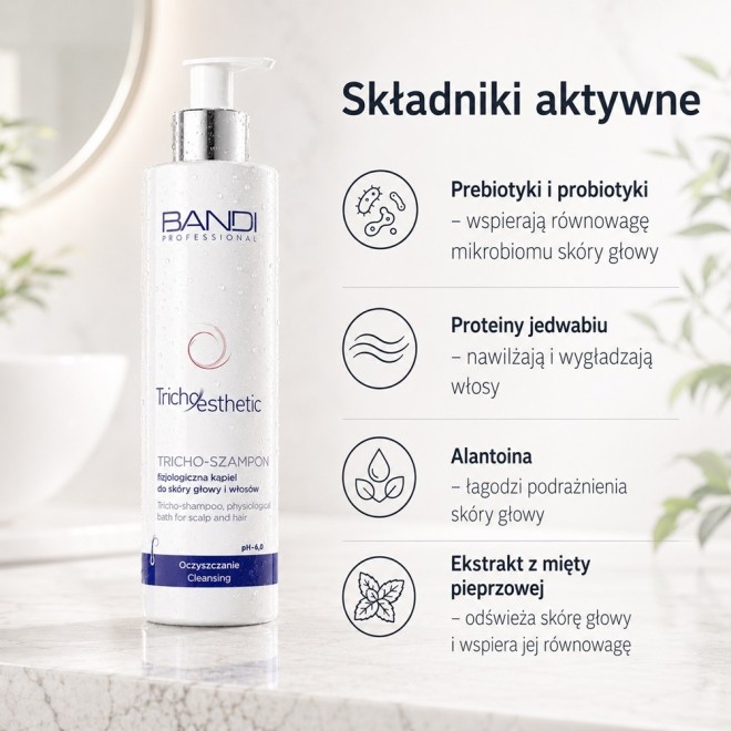 Tricho-szampon do skóry głowy i włosów Bandi ❤️