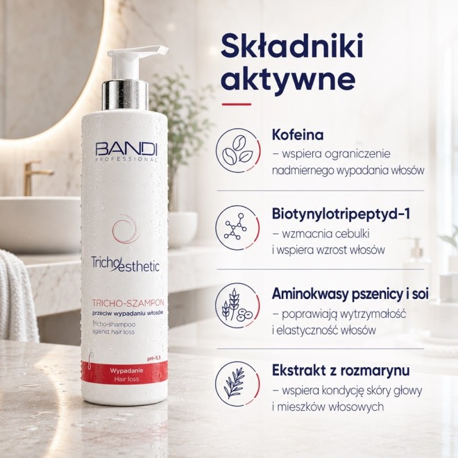 Tricho-szampon przeciw wypadaniu włosów Bandi ❤️