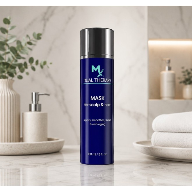 MEDICEUTICALS Dual Therapy Mask Odbudowująca i przeciwstarzeniowa maska do włosów i skóry głowy - 150ml