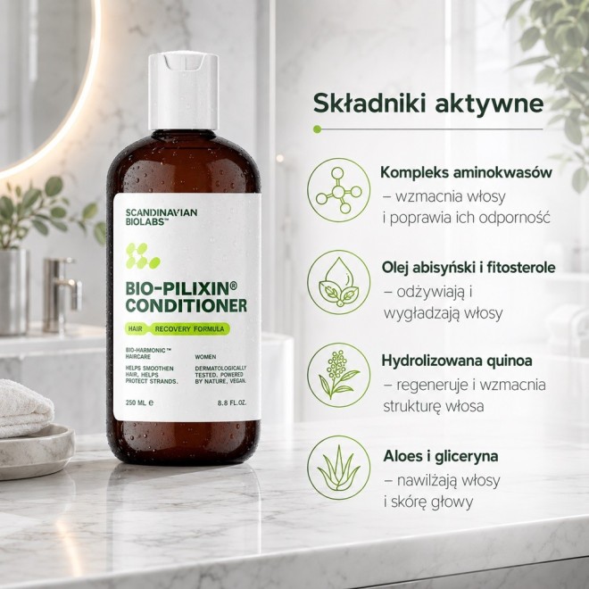 SCANDINAVIAN BIOLABS Odżywka regenerująca do włosów dla kobiet - 250ml