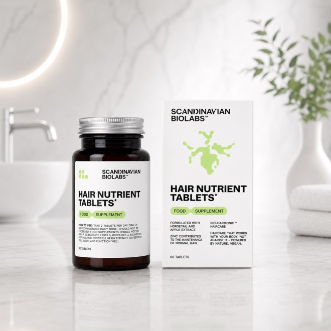 SCANDINAVIAN BIOLABS Hair Nutrient Suplementy odżywcze do włosów - 60 kapsułek