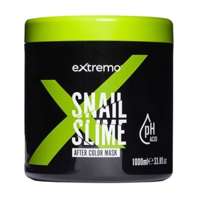 EXTREMO Snail Slime Maska do włosów farbowanych ze śluzem ślimaka - 1000 ml