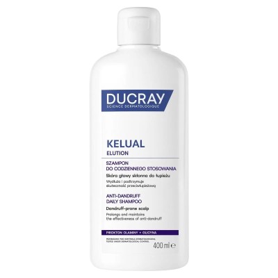 DUCRAY Elution Kelual Delikatny szampon do codziennego stosowania - 400ml