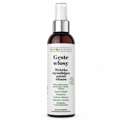 BIOELIXIRE GĘSTE WŁOSY Wcierka stymulująca porost włosów 200ml