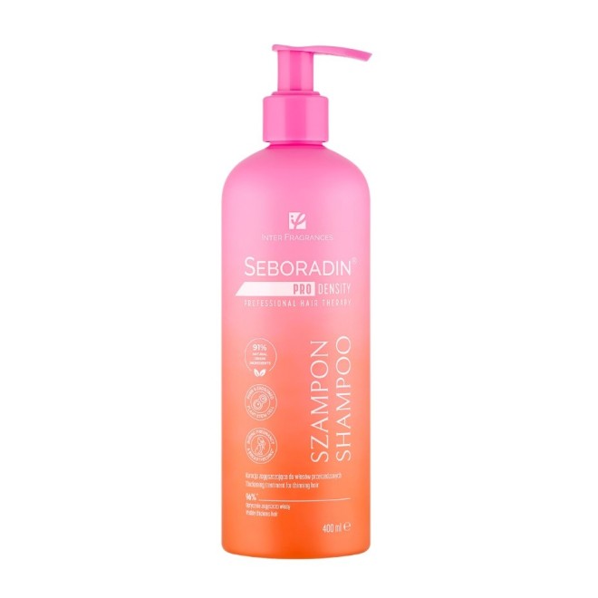 SEBORADIN Pro Density Szampon zagęszczający do włosów cienkich i osłabionych - 400 ml