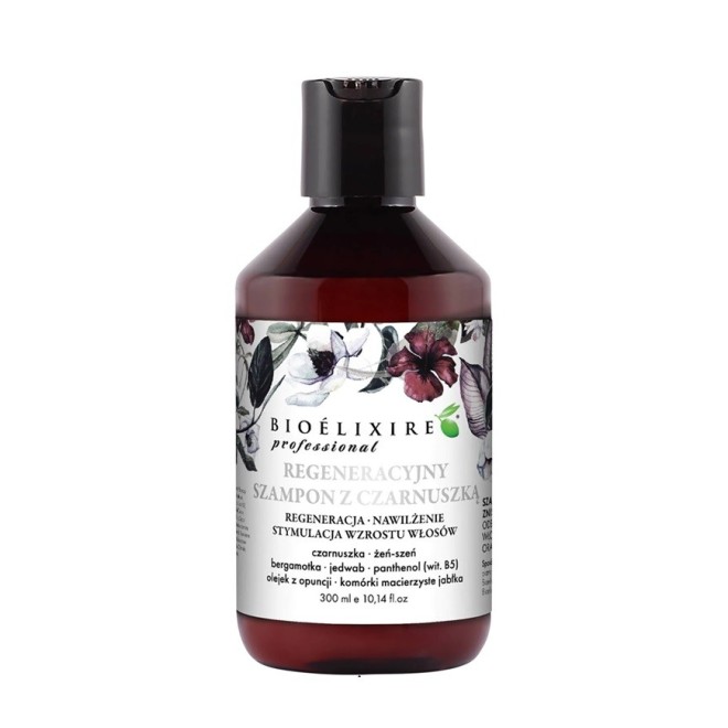 BIOELIXIRE Szampon regenerujący z czarnuszką 300ml