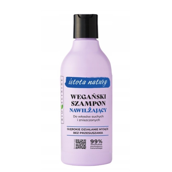 BIOELIXIRE Wegański szampon nawilżający 400ml