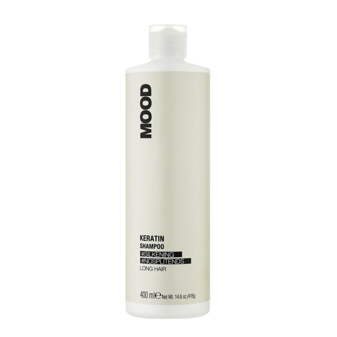 MOOD Keratin Shampoo Szampon wygładzający z keratyną do włosów długich - 400ml