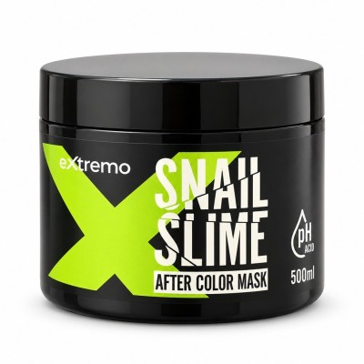 EXTREMO Snail Slime Maska do włosów farbowanych ze śluzem ślimaka - 500 ml